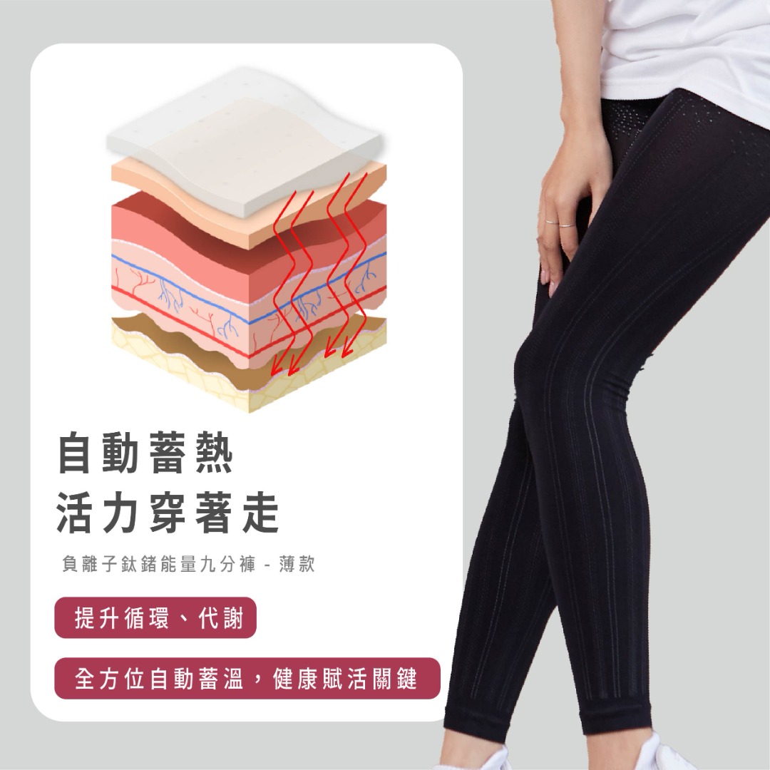 Nano Ti Power Nano  鈦鍺能量九分褲4件組合(加碼石墨烯烯能量塑身褲)