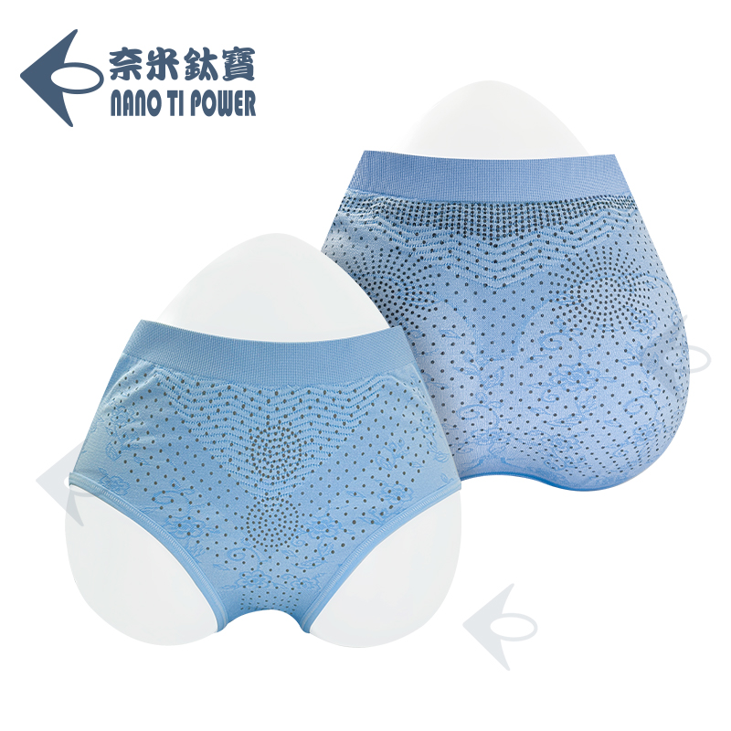 Nano Ti Power 銀纖維能量內褲 (4件組合+送石墨烯能量塑身褲)