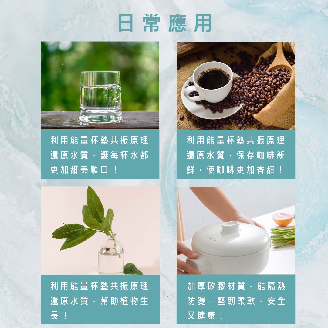 Nano Ti Power 鈦鍺能量矽膠杯墊 (一入)