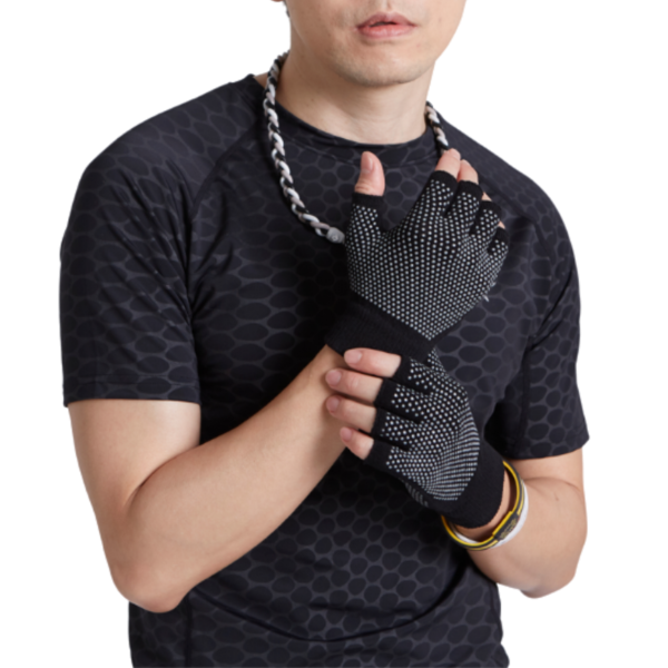 Nano Ti Power  鈦鍺能量護手套 半指(一雙)