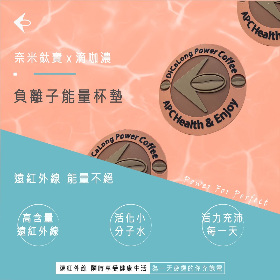 Nano Ti Power 鈦鍺能量矽膠杯墊 (一入)
