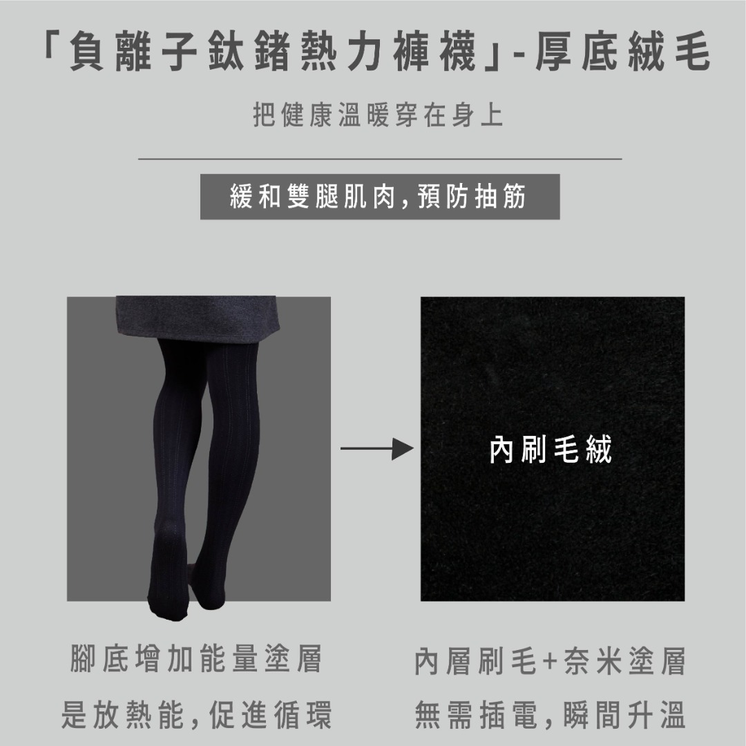 自動蓄熱保暖組合-贈厚底絨毛褲襪