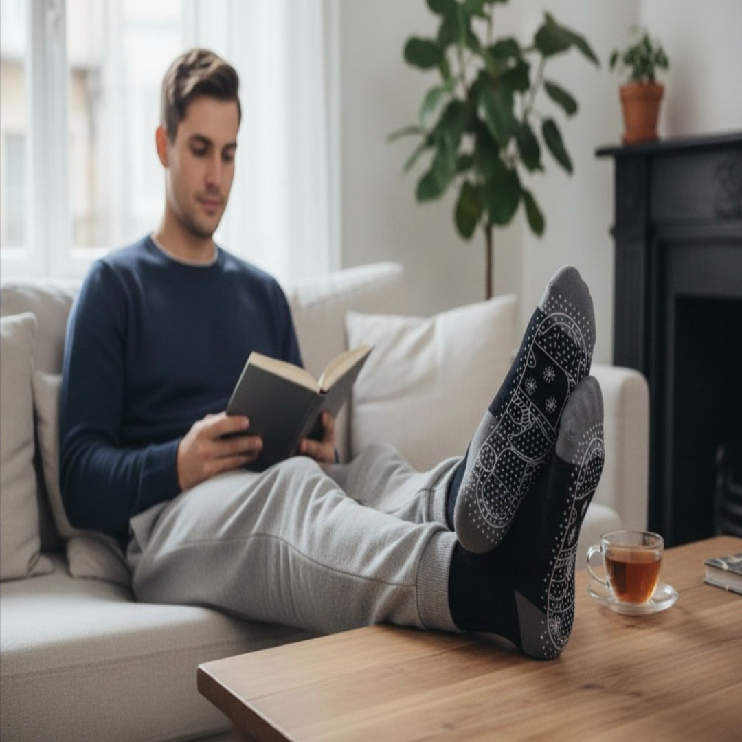 Nano Ti Power 石墨烯能量寬口襪  (石墨烯無痕襪 )