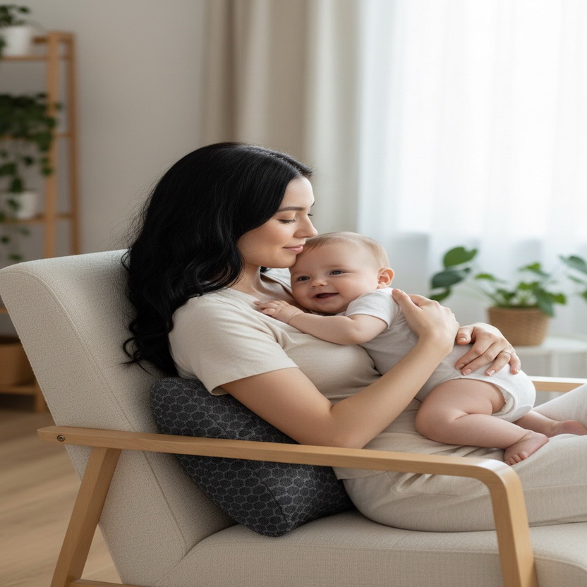 Nano Ti Power 超導石墨烯+銀纖維+4D高涵氧纖維能量共振靠腰墊