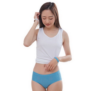 Nano Ti Power 鈦鍺無痕三角內褲 (低腰藍色)