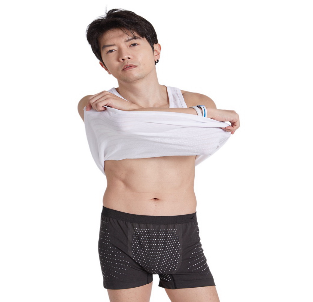 Nano Ti Power鈦強鍺男用能量內褲 (竹炭纖維)