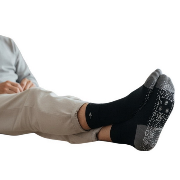 Nano Ti Power  能量寬口襪（無痕襪 竹炭紗)