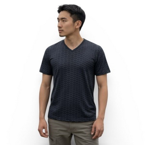 鈦強鍺銀纖維能量V領上衣